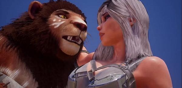  Furry Sex - Silver Hair Jenny x Kral the Anthro Lion